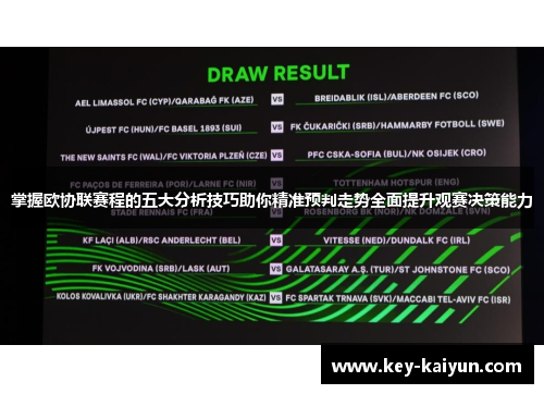 掌握欧协联赛程的五大分析技巧助你精准预判走势全面提升观赛决策能力